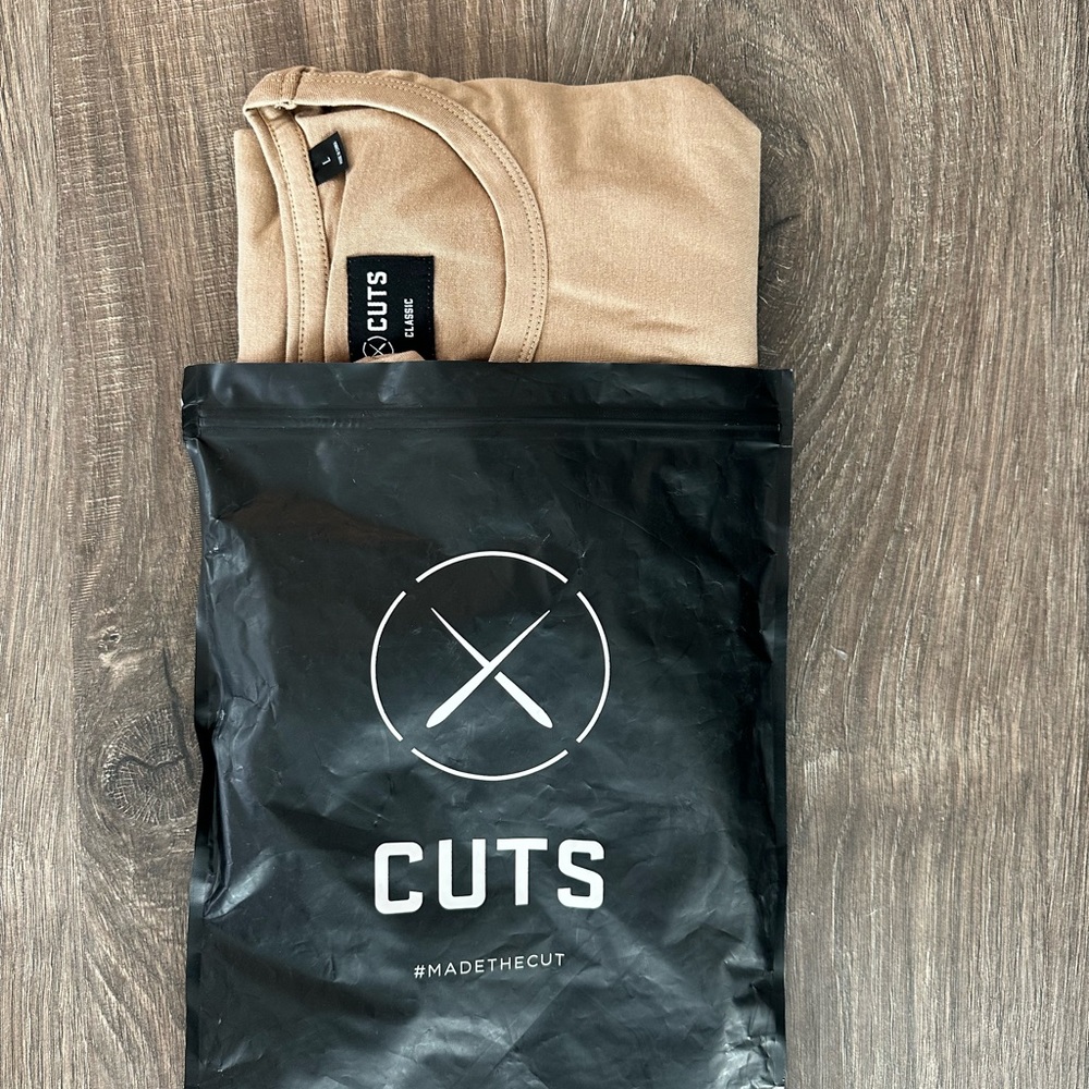 Cuts Classic Tan T-Shirt
